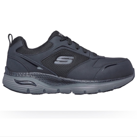 Skechers Work Arch Fit SR - Angis Comp Toe Size 12 men’s Wide Fit new in box - Picture 2 of 11